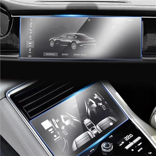 Film protecteur pour écran LCD GPS de voiture Panamera 2017-2021 en verre trempé (Lot de 2)