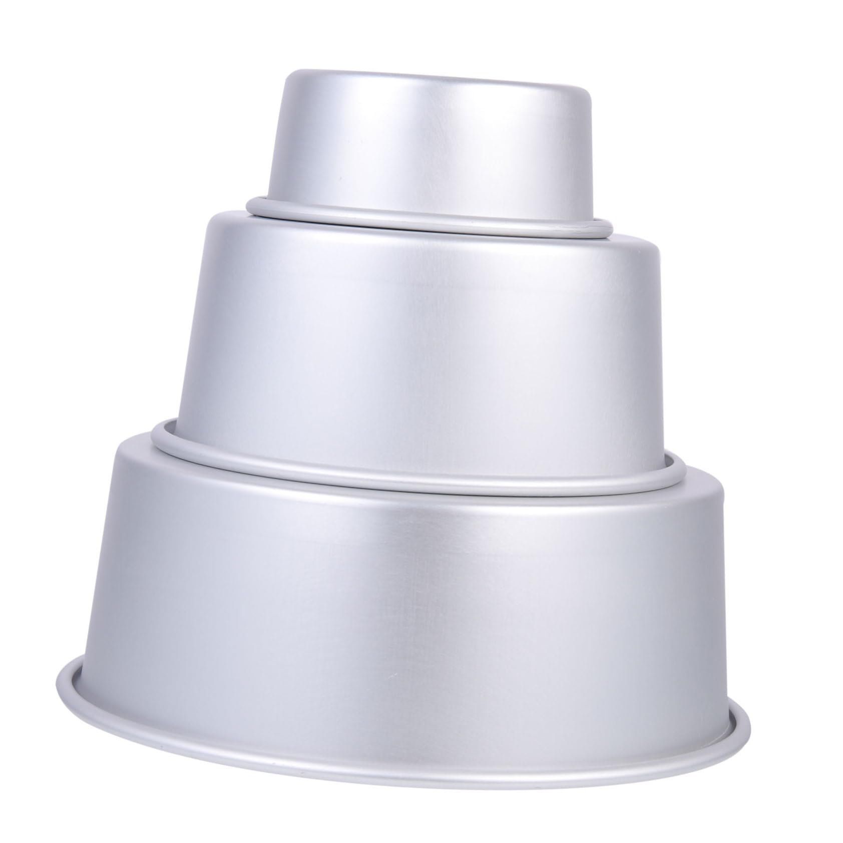 Cabilock 3Pcs Round Cake Baking Mold Cake Molds for Mousse Pastry and Baking Nonstick and DIY Cake Pan for Home and Bakery Use