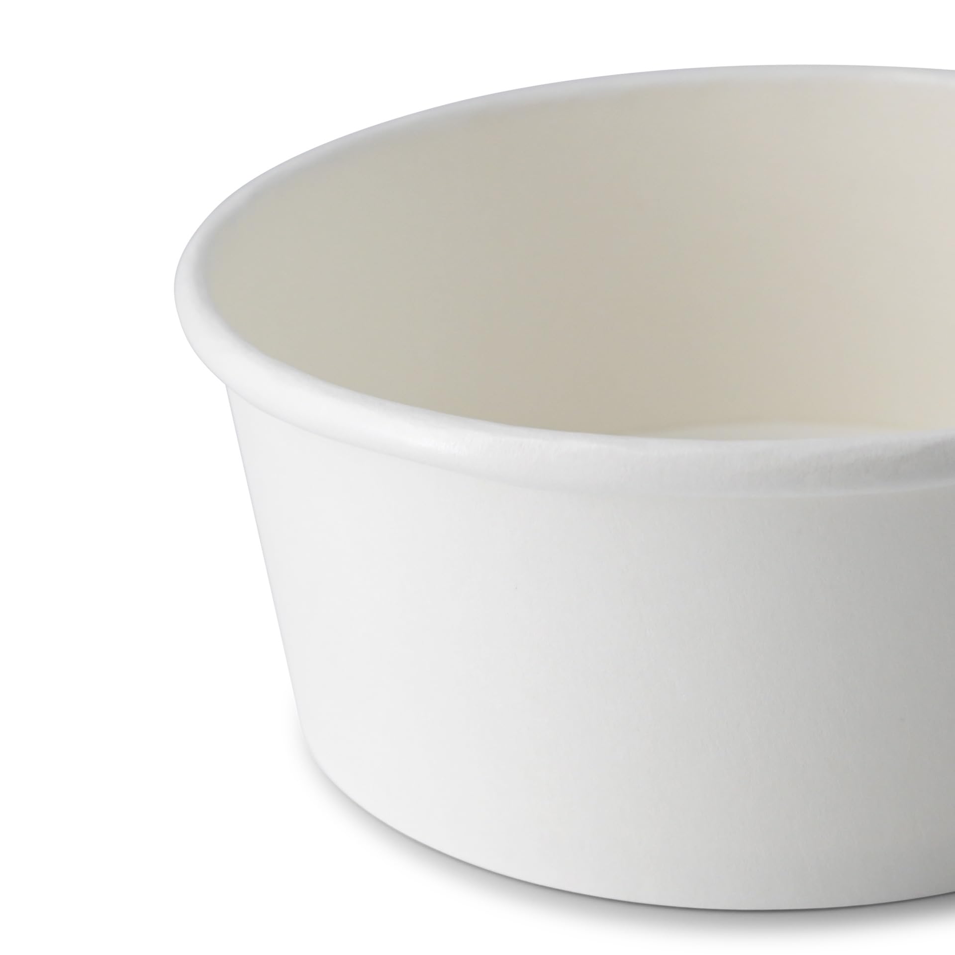 BIOZOYG ciotole per insalata in cartone 300 pezzi 650 ml bianco - biodegradabili con rivestimento in PLA - contenitore take-away per insalate, bowl e piatti caldi - sostenibili, resistenti ai grassi