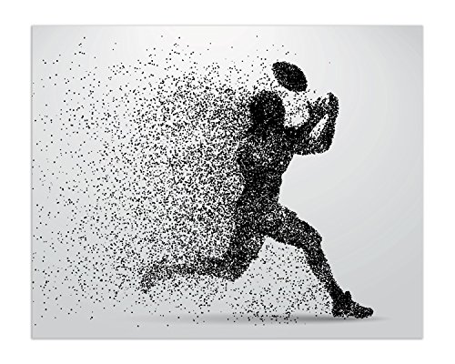 Football Wall Art - Football Posters - Football Room Decor, Sports Wall Decor - Football Poster, Football Themed Bedroom Decor - Football Wall Decor - Football Decor - Set Of 4 (8X10) Unframed #TOP7