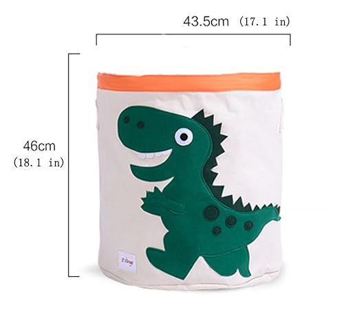 Miniatura 8 de Cesta de almacenamiento de lona plegable o organizador de juguetes para sala de juegos de niños, ropa, libros para niños, animales de peluche