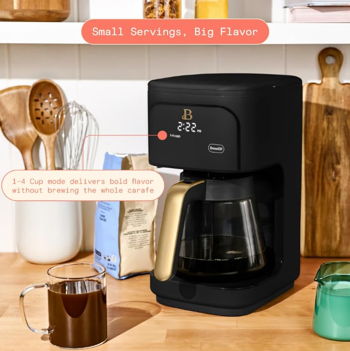 Beauti Coffee Maker 12 cup Programmable, Brewing Versatility, Advanced Programming, 1200 W, Keep Warm mode — view 3