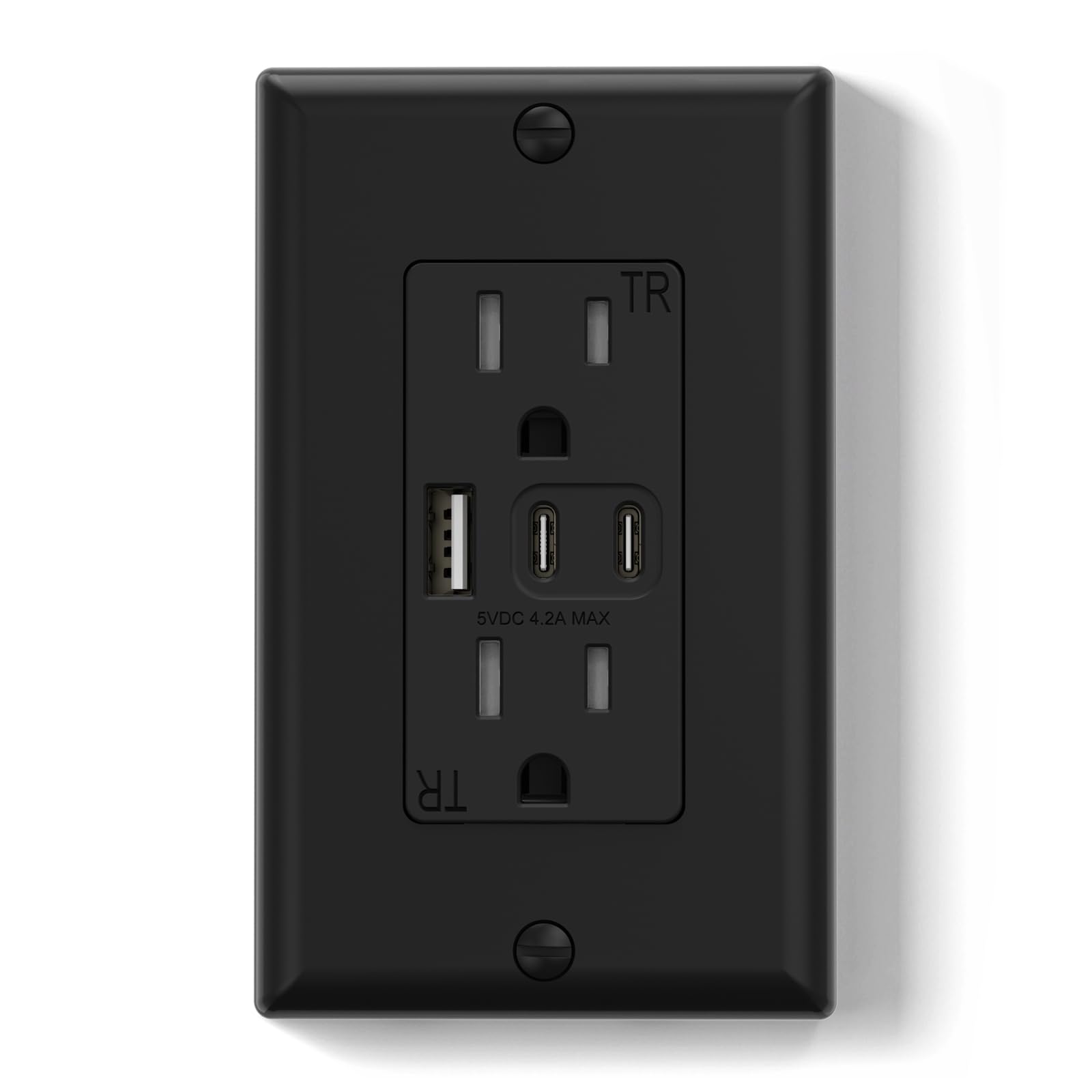 ELEGRP 2-Pack USB Outlet with 3 USB Ports -9 ELEGRP 2-Pack USB Outlet with 3 USB Ports -9
