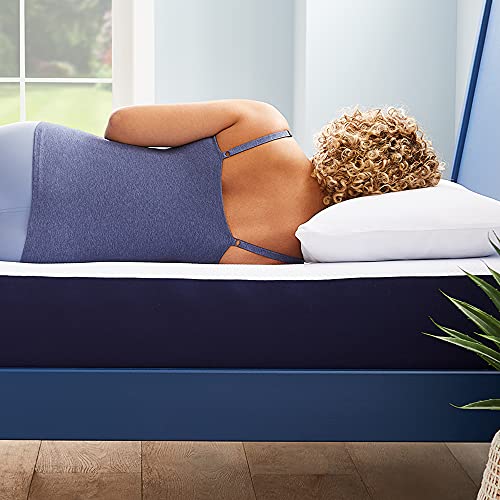 Sleep Innovations Marley 10 Inch Cooling Gel Memory Foam Mattress, Queen Size, Bed in a Box, Medium Firm Support