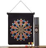 PrimeTrendz Brand New Large Magnetic Dartboard Dart Board Game W/6 Darts