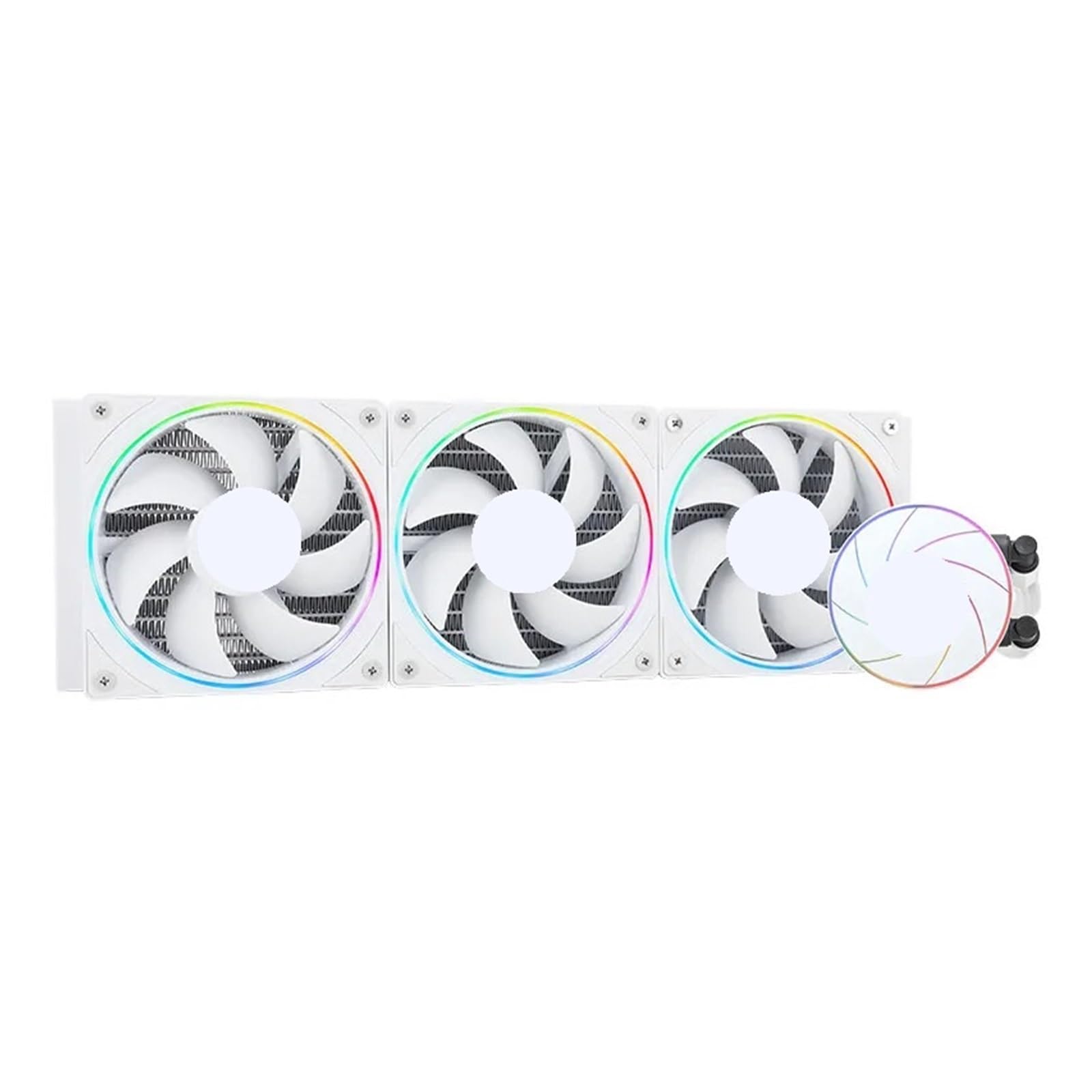 JJKKOZVQF 1PCS 360 V2 Liquid Cooler 5V 3PIN CPU Fan Integrated Water Cooling Radiator(B1ack)
