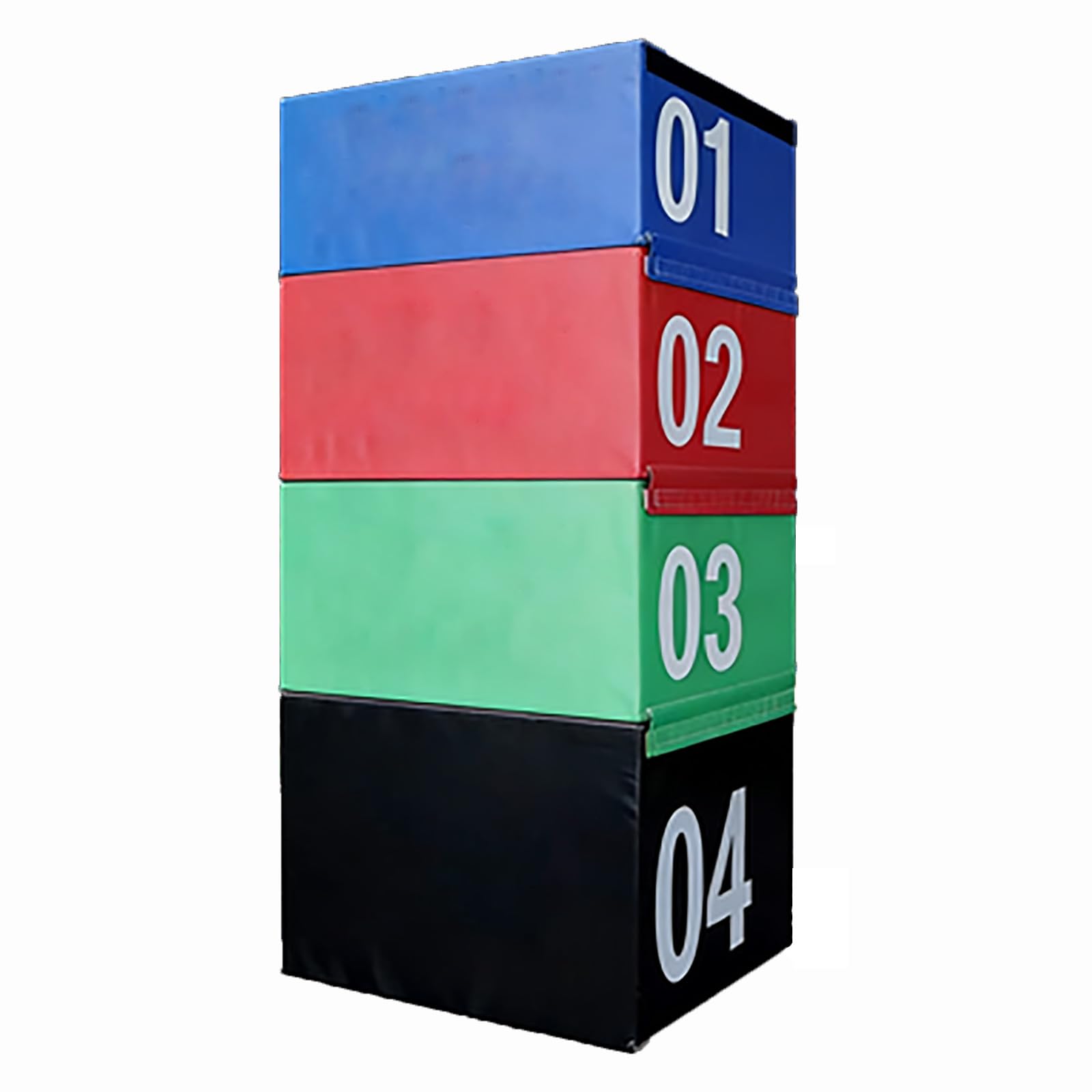 HAZEK Soft Plyometric Box 4-in-1 per Adulti — Box da Salto in Schiuma Antiscivolo — Attrezzatura Fitness per Home Gym — Ideale per e Allenamento Pliometrico(Size:（90x55x40cm） 35.4x21.6x15.7in)