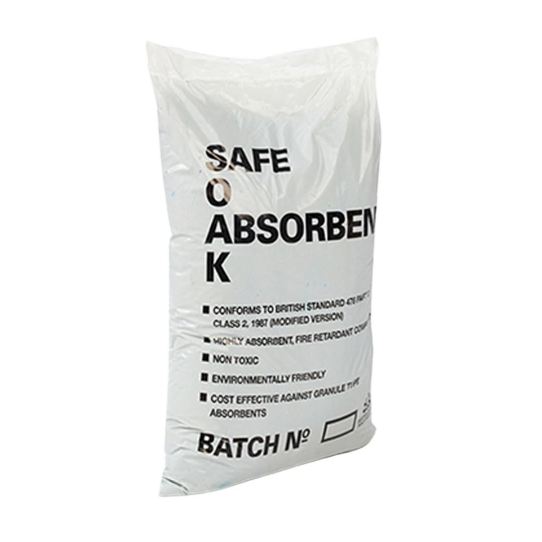 – BearTOOLS Spill Absorbent Granules 30L capacity - Fire-Resistant Highly Absorbent Granules for Indoor/Outdoor Use - Spill Control for Home Garages Work Sites