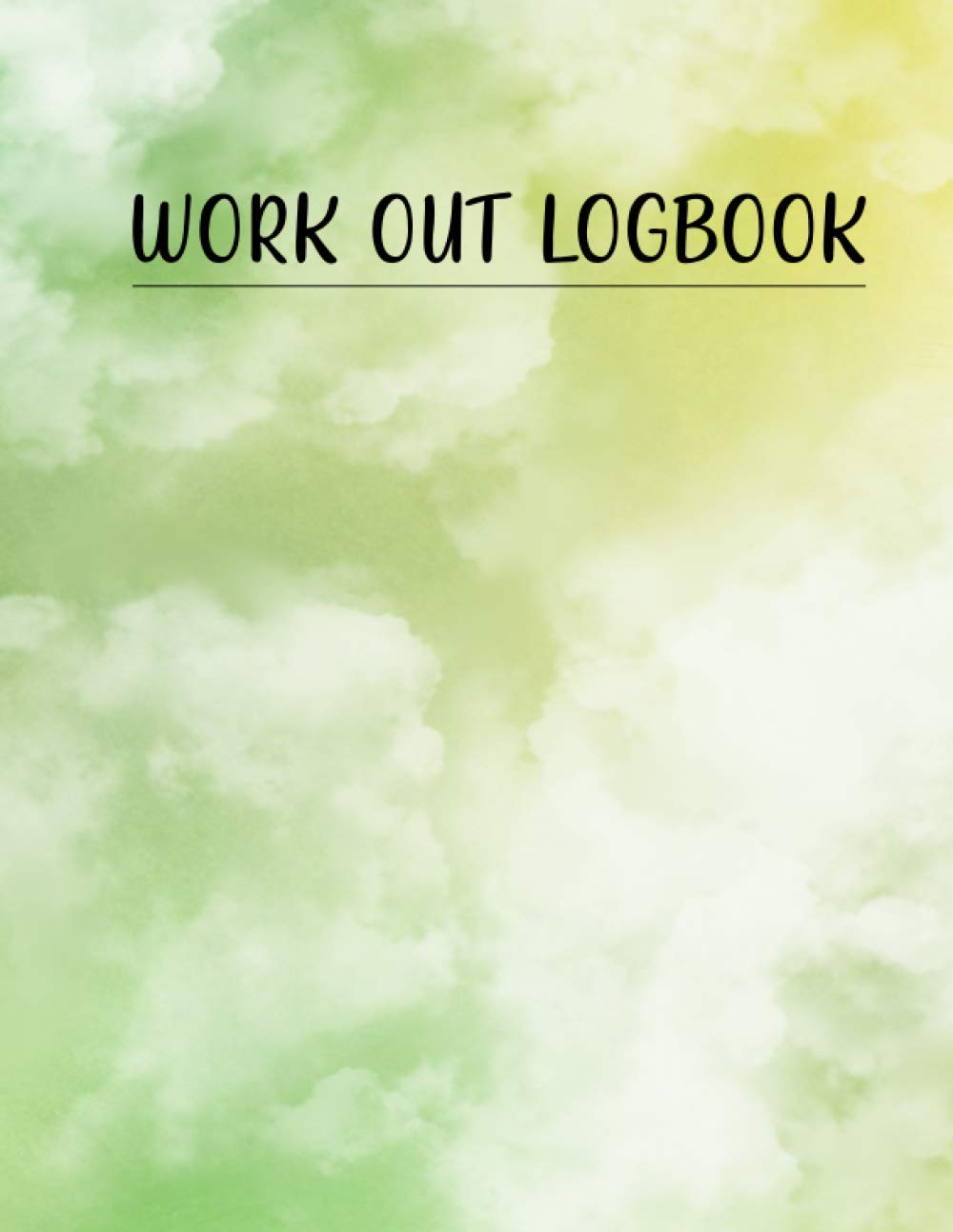 Light green workout logbook: Light green workout journal 2020-2021