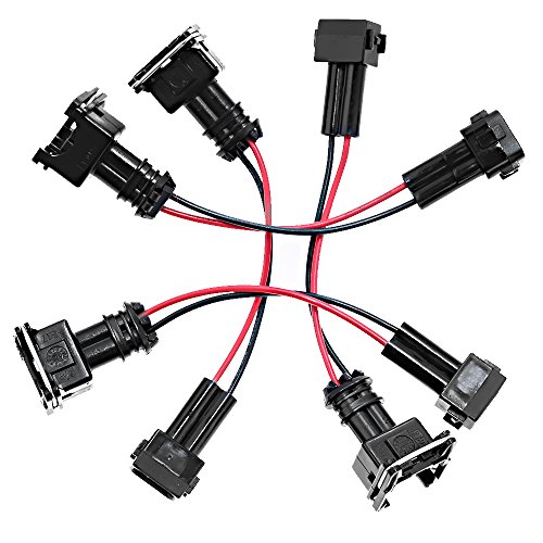 4Pcs Obd2 To Obd1 Ev1 Fuel Injector Adapter Conversion Harness Replacement For Honda Acura #TOP1