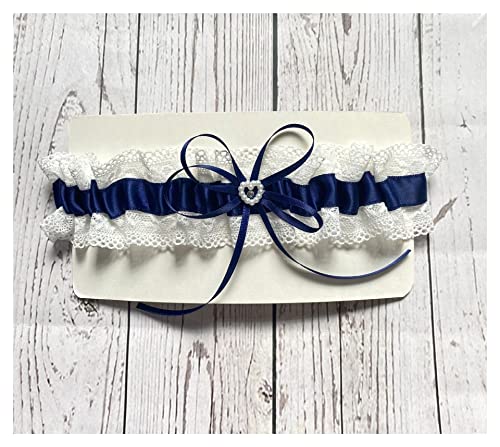 Ceinture de mariée en dentelle florale avec nœud en strass - 5
