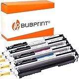 4 Bubprint Cartucho Tóner Compatible para HP 126A CE310A CE311A CE312A CE313A para Color LaserJet Pro CP1025 CP1025NW CP1020 100 Color MFP M175nw M175a M275 M275nw Multipack
