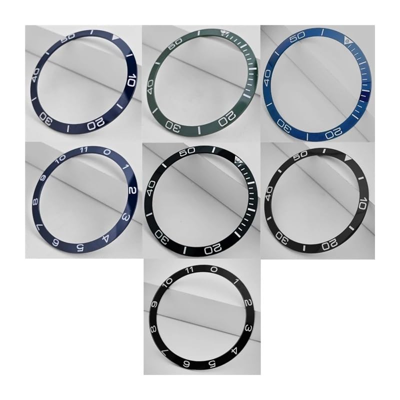 Inserto for castone in ceramica da 1 pezzo 39 mm for orologi da uomo da 41 mm Sostituisci gli accessori