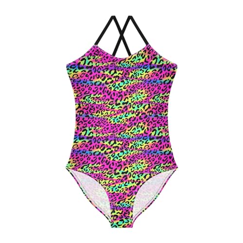 ALAZA Croissant Cute Bread Girls One Piece Swimsuit Swimwear Beach Sport Bathing Suit