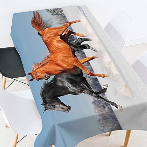Morbuy Manteles Antimanchas Rectangular Cover