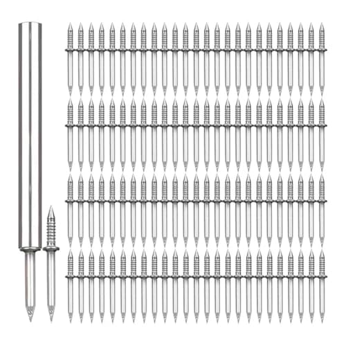 Clavos de cabeza doble Xuanqiu 400 piezas para zócalos de madera sin costuras miniatura 6