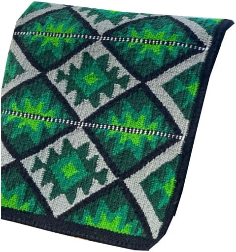 HUMAYL Saddlery Saddle Pad/Blanket for Horses Western Show Horse Saddle Blanket New Zealand Design Handmade Wool Saddle Blanket Top Wool Saddle Pad Regular Size : 34" L x 36" W x 1" inches PAD070432