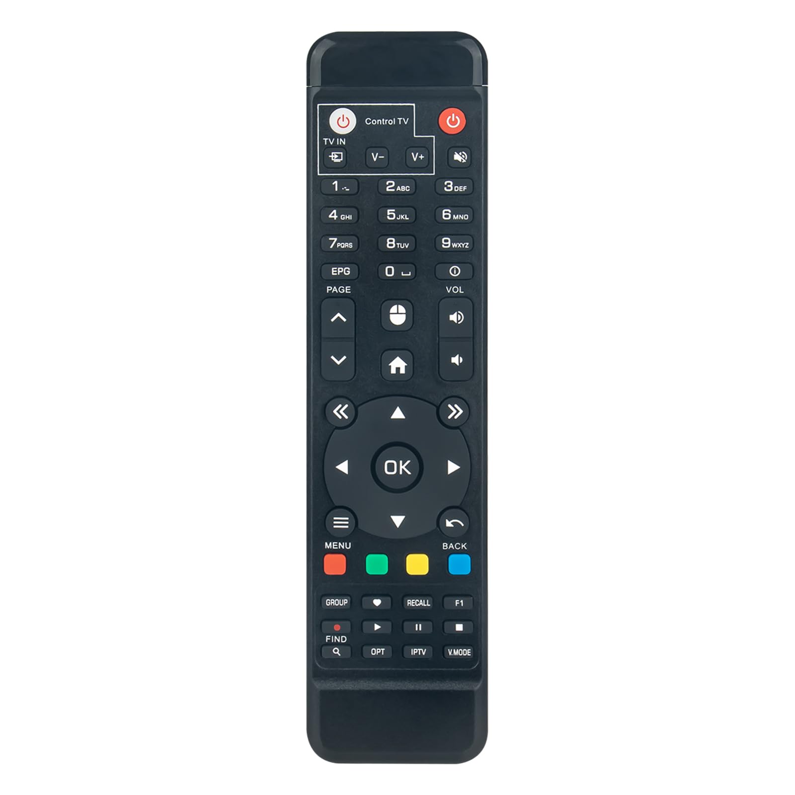 VINABTYNew Remote Control Replacement fit for Amiko A4 for Amiko A5 for Amiko A6 A6N A6N MAX for Amiko A9 for Amiko LX800 for Amiko Zero for Amiko One for Amiko A5M for Amiko One 5G Remote Controller