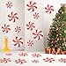 Produktbild 16 Stück Pfefferminze Boden Abziehbilder Aufkleber Süßigkeiten Wandtattoo für Weihnachten Party Dekoration Lieferungen (Stil 1)