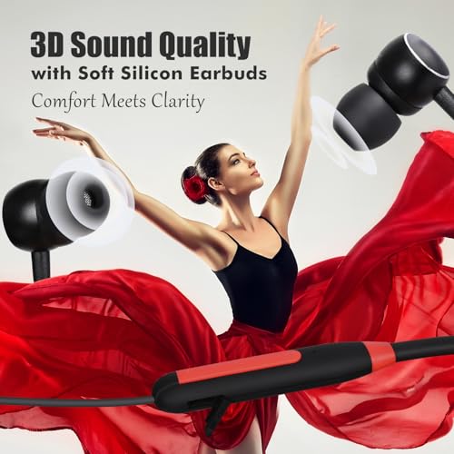 Image of Twezzy in-Ear Bluetooth Wireless Headphones with Mic, 10mm Drivers, Clear Calls, Dual Pairing, Fast Charging, Magnetic Buds, Voice Assist