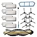 BSDY YQWRFEWYT Kit de Accesorios de Repuesto para Piezas del Aspirador Robot ILIFE A4, Cepillo Principal filtros Laterales Hepa