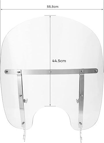 Miniatura 2 de TCT-MOTORPARTS Parabrisas bajo para Harley Heritage Softail Fatboy Slim Deluxe 2000-2017 FLS, FLSS, FLST, FLSTC, FLSTF, FLSTFB