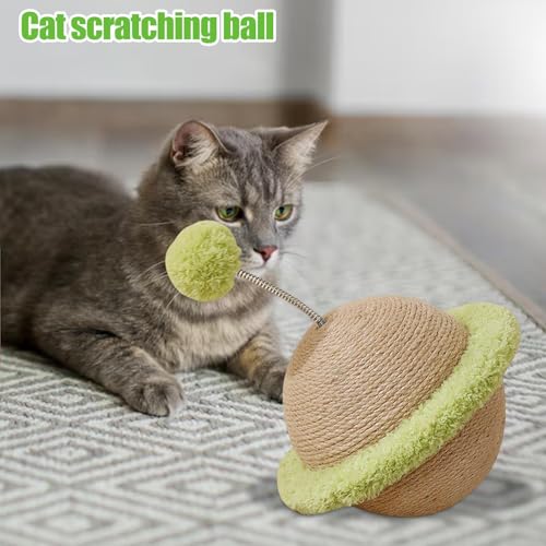 Meubles griffés ? Balle à gratter en sisal pour chat d'intérieur