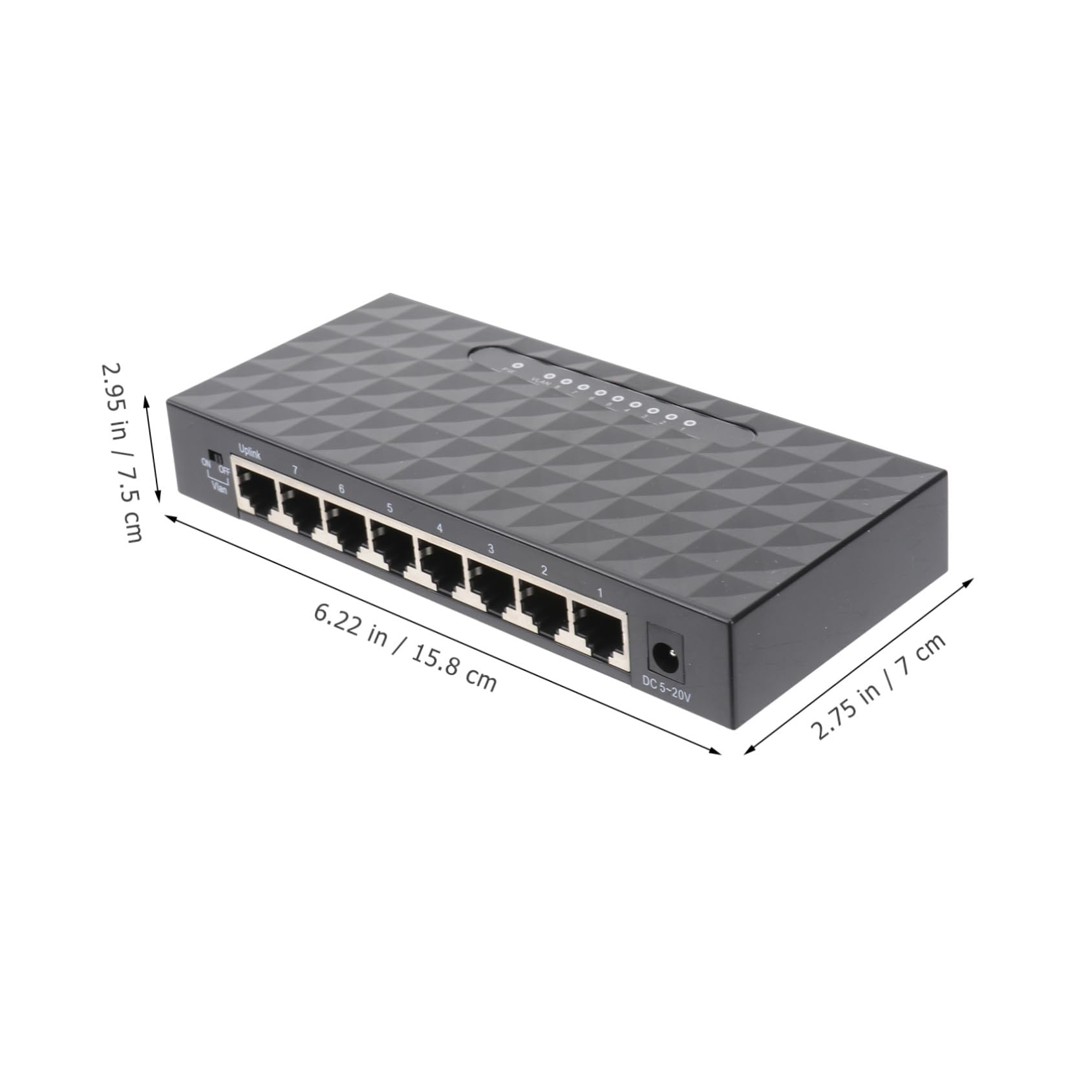 SHINEOFI 1pezzi Adattatore Splitter di Rete da Mbps Porte per Desktop Ethernet Splitter LAN e Ethernet Compatibile con Dispositivi Mbps