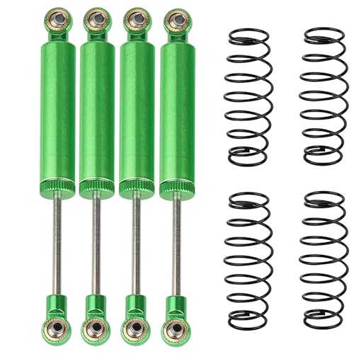 RZXYLRC Shock Absorber Damper Internal Spring Built-in Spring For 1/10 RC Crawler Axial SCX10 I II III RBX10 Wraith TRX4 MST Redcat (green, 110mm)