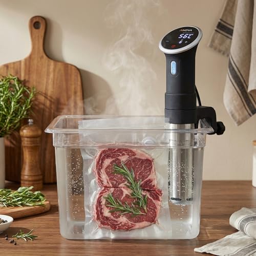 Image of ZKIRON Medium Reusable Vacuum Sealer Bags for Food, 20 Pack | 10 x 11 in, BPA-Free, Leakproof Double Zipper, Protein Prep Size, Freezer, Microwave & Sous Vide, Fits Most Vacuum Sealers