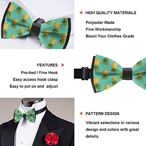 RIMENCH Men's Bow Tie Adjustable Neck Band Bow Ties Elegant Necktie Classic Bow Ties3