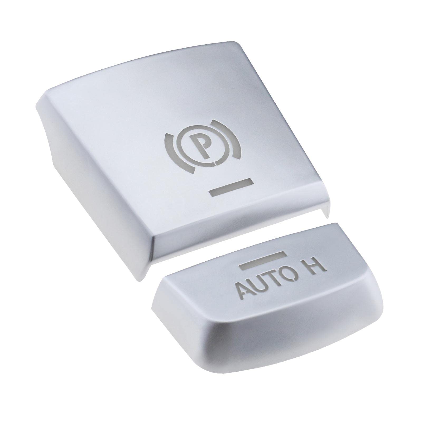 Parking Brake Switch Sticker P Button Cover ABS Chrome Compatible with F10 5 Series F07 5GT F12 6 Series F01 7 Series F25 X3 F26 X4 F15 X5 F16 X6
