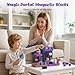 3 otters Magnetic Blocks 150PCS Portal Set, STEM Magnet Cubes Construction Toys for Kids, Sensory Stacking Building Blocks Birthday Gifts for Boys & Girls