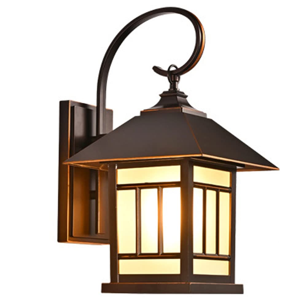 Kbuukyyxouy C Outdoor Wall Lamp Wall Lamp Aluminum Simple Outdoor Gate Garden Lamp Ourtyard Door Lamp Wall Lamp Waterproof Rainproof Rust Balcony Lamp Aisle Lamp Exterior Light Fixture(C)