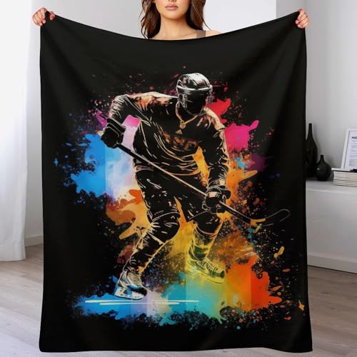 Couverture en flannel hockey impression numérique 3D sofa - 2