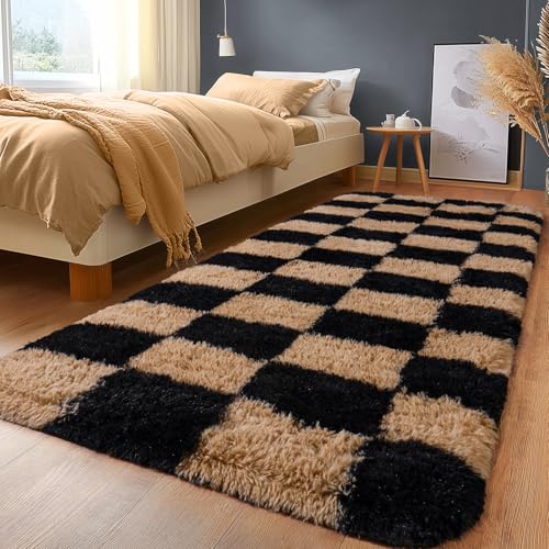 Fluffy Area Rugs for Living Room, Soft Shaggy Carpets for