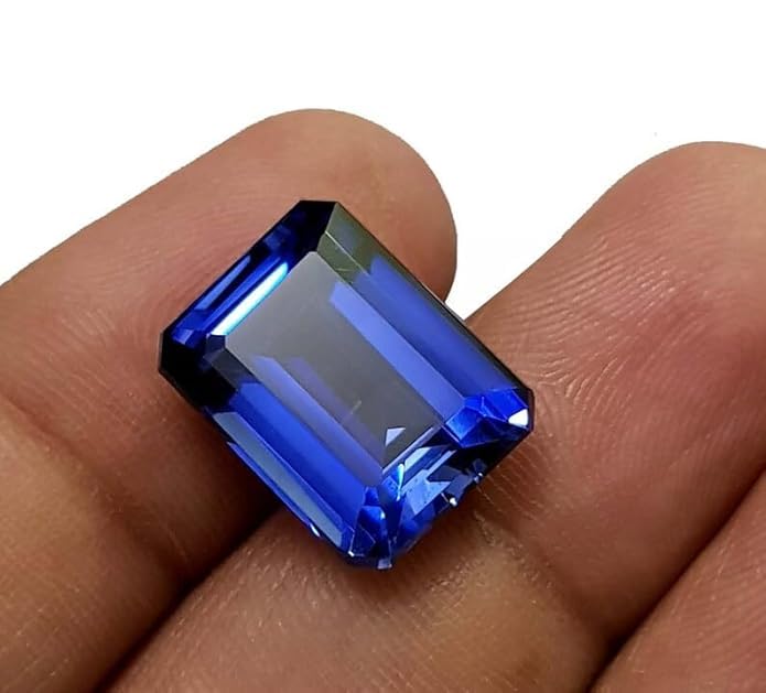 Saphir bleu naturel de 10,25 ratti certifié pour bague astrologique