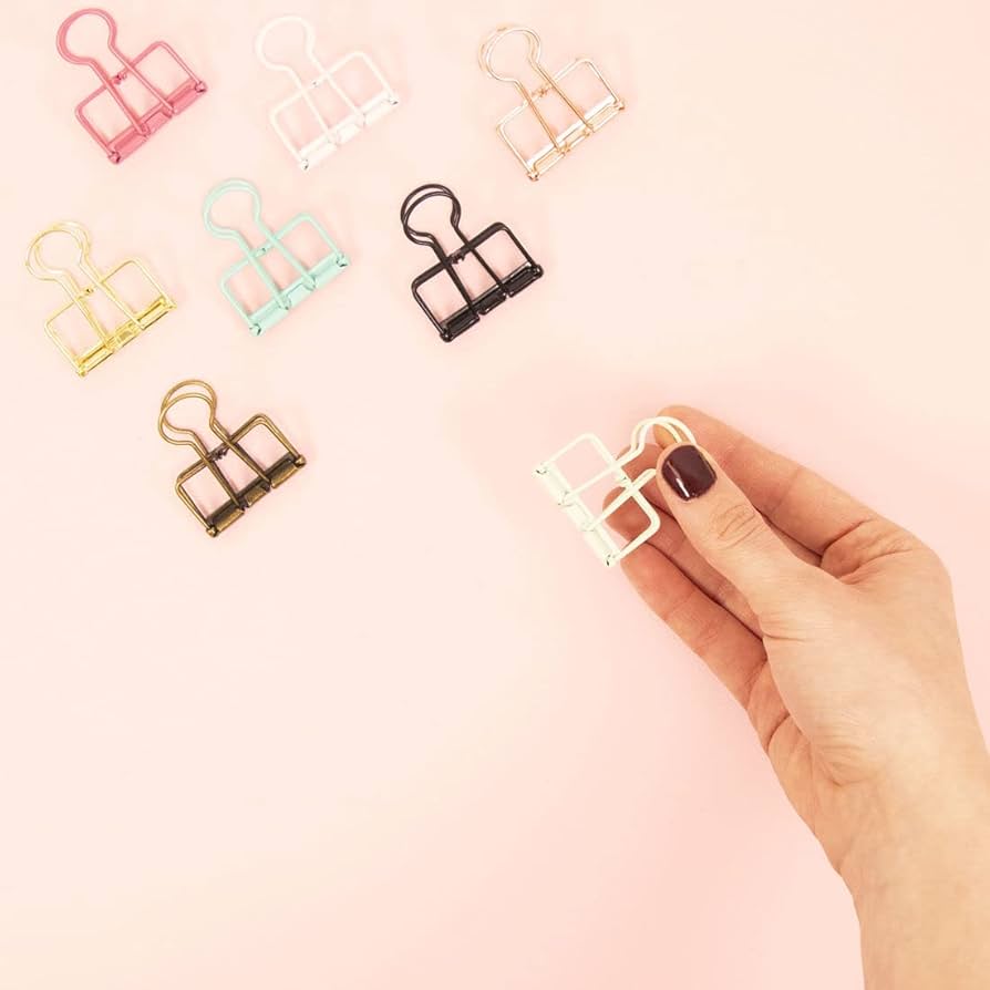 Craftelier - Set Of 6 Metal Clamps With 3 Different Sizes And 3