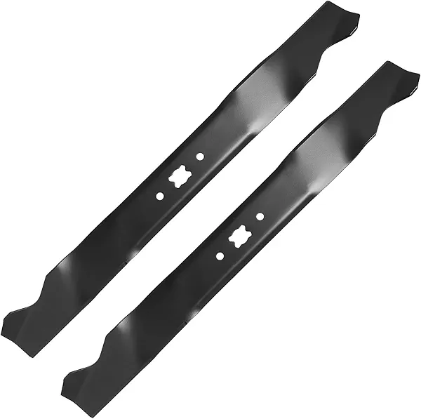 Cluparis 942-0741A 2 Pack Lawn Mower Mulching Blade 21 Inch Cutting Decks, Compatible with MTD/Cub Cadet/Troy-Bilt Replaces 742-04100, 742-0741, 742-0741A, 942-0741