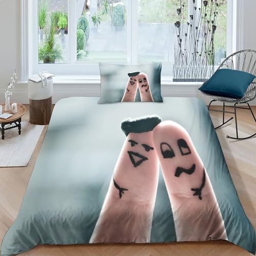 Housse de couette 3D imprimée pour une chambre chaleureuse
