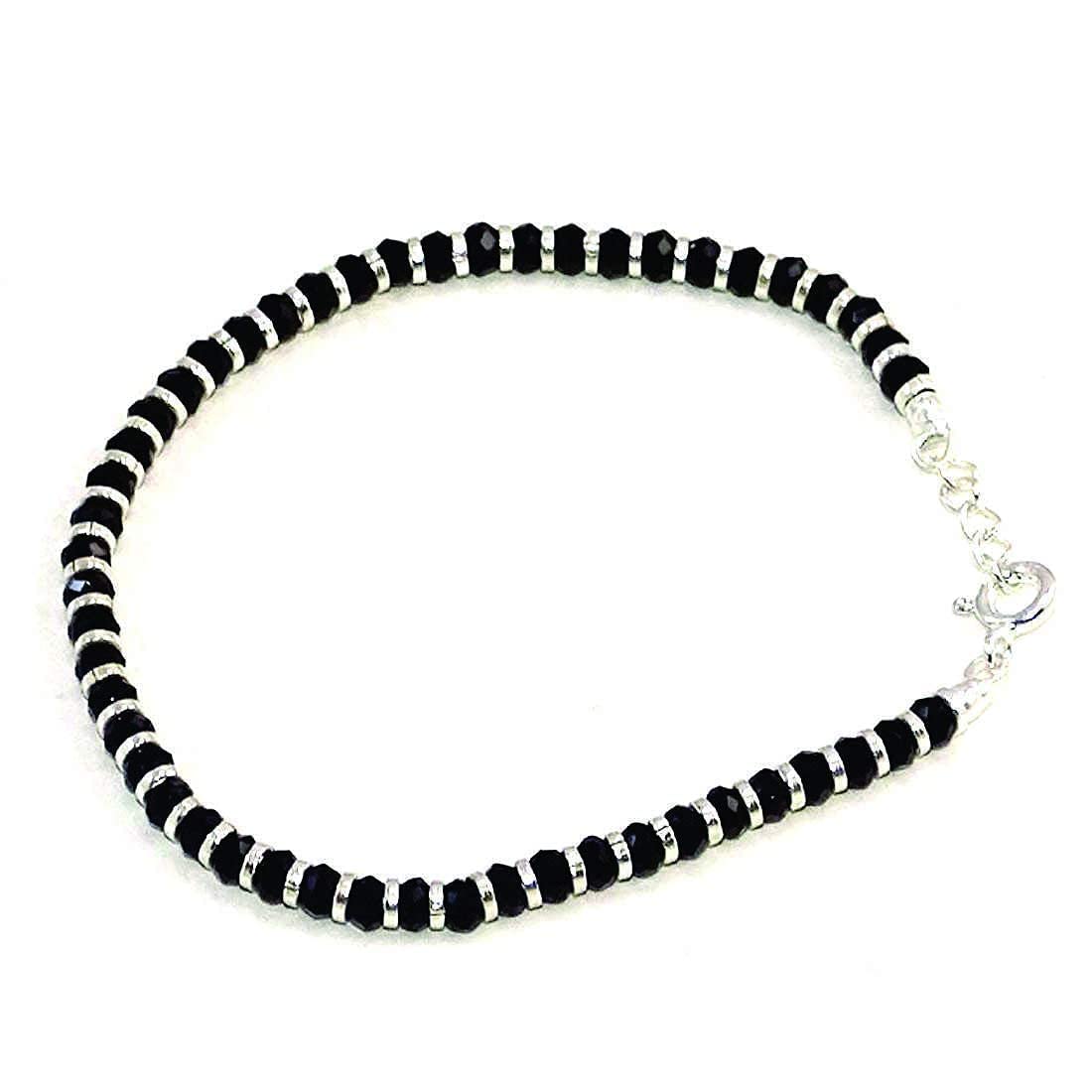 See full amazon price history chart for Black Silver BIS Hallmarked 925 Pure Silver Black Crystals Nazariya Bracelet for Boys, Girls, Men & Women (6.25 Inches + Adjustable) Black Silver BIS Hallmarked 925 Pure Silver Black Crystals Nazariya Bracelet for Boys, Girls, Men & Women (6.25 Inches + Adjustable) (B0B3S34VHJ) Amazon Price History, Amazon Price Tracker
