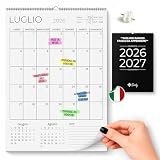 Finoly Calendario 2026 da Muro Luglio 2026 Dicembre 2027 (18 Mesi)