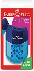 Apontador, Faber-Castell, Two Tone, SM/TWOTONEAPT, Cores Sortidas