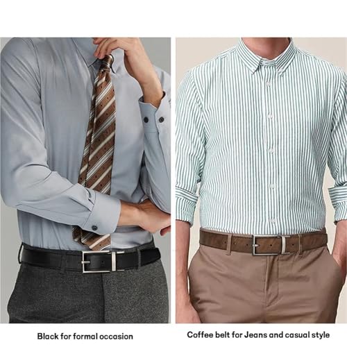 Reversible Leather Belts For Men For Trousers Men's Waist Belt2