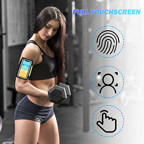 Phone Arm Bands For Running, Armband Cell Phone Holder With Zipper Bag For Airpods, Water Resistant, Full Touchscreen Sleeve For Iphone 14 13 Pro 13 12 11 Xr Xs, Galaxy S21 S20 A12 Fit Up To 6.5Inch #TOP2
