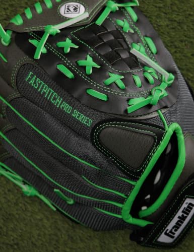 Franklin Sports Windmill Series 11-Inch Lightweight Softball Glove, Lime/Gray - image 4