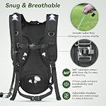 MARCHWAY Tactical Molle Hydration Pack Backpack with 3L TPU Water Bladder - Image 5