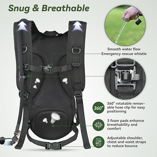 MARCHWAY Tactical Molle Hydration Pack