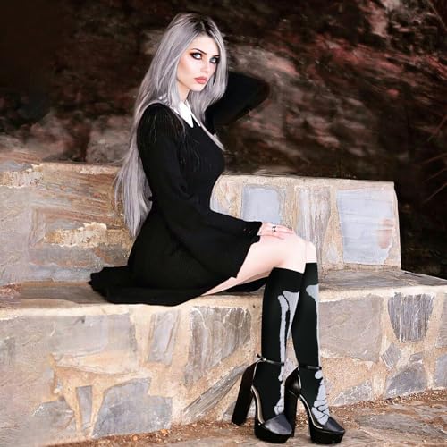 Junely Compression Socks for Women Knee High Socks for Running Nurses Pregnant Women Work Support Travel Flight Sports3