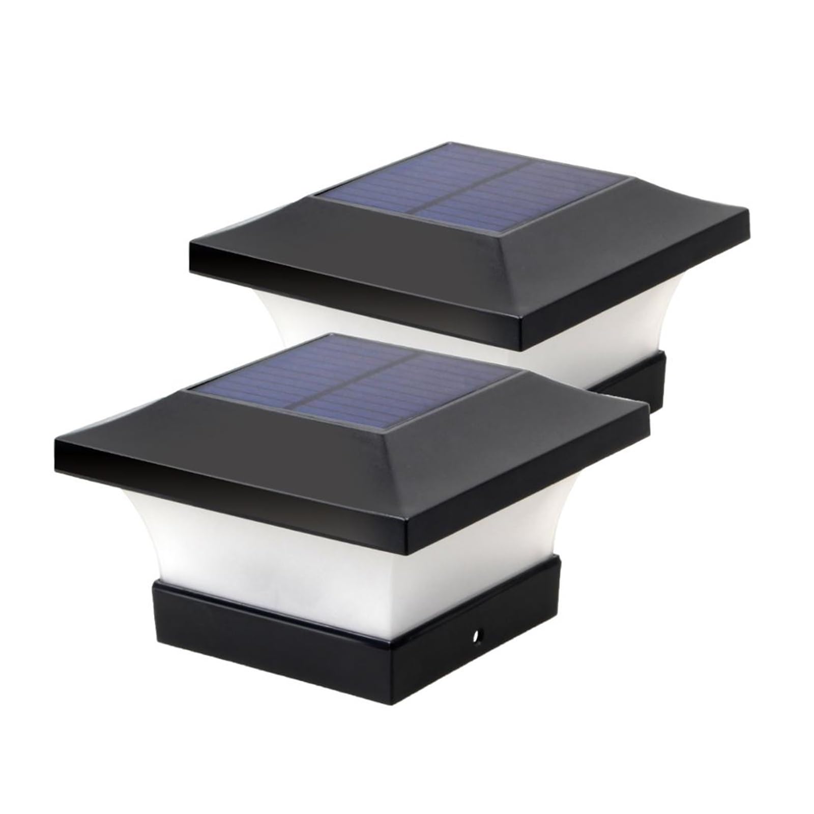 TRDEWR 1pc/2pcs/4pcs Solar Light Fence IP65 Outdoor Lamp for Garden Decoration Gate Wall Courtyard Cottage Efficiently Utilize Sunlight